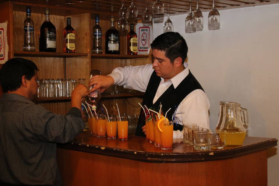 Servicio de bar