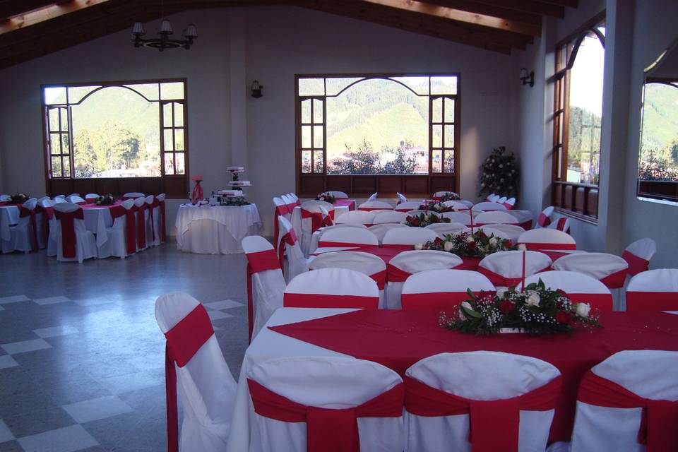 Decoración rojo