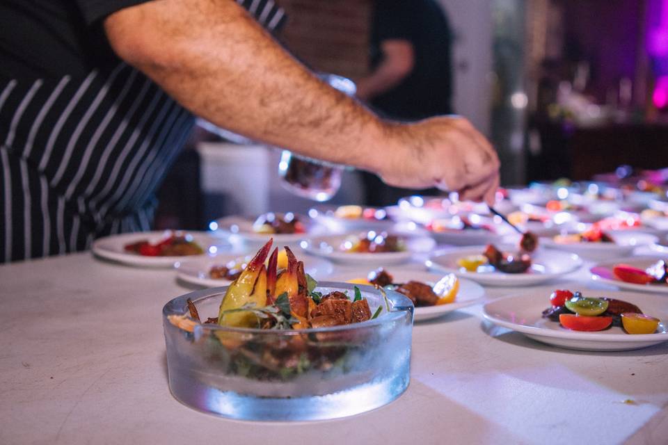 Ensalada de frutilla de mar