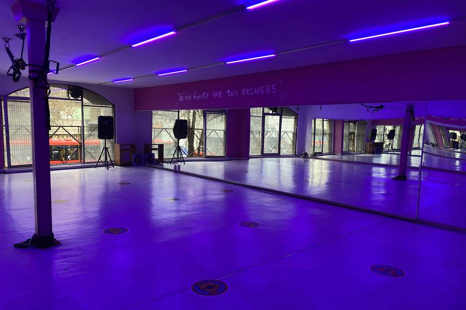 Sala para ensayos de baile