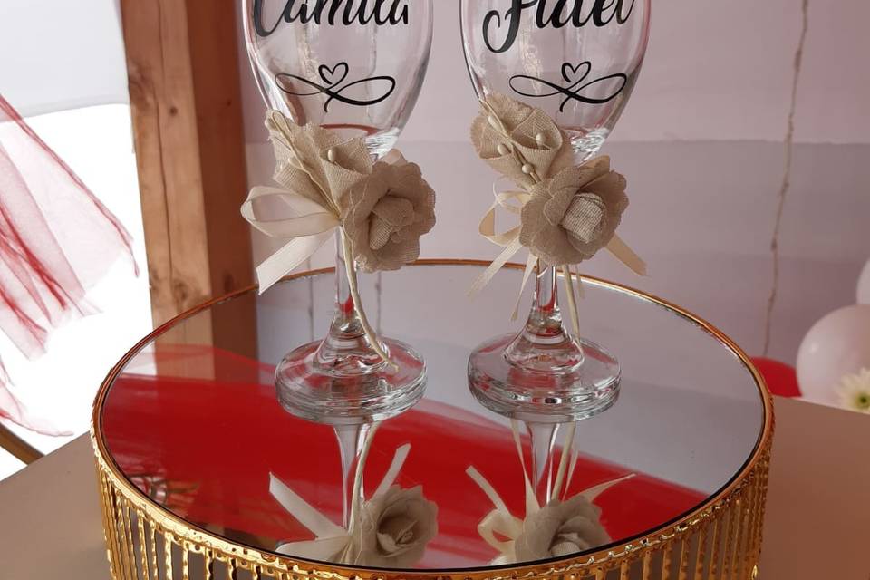 Copas para los novios