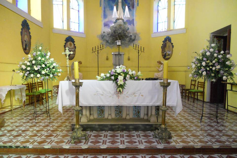 Altar decorado