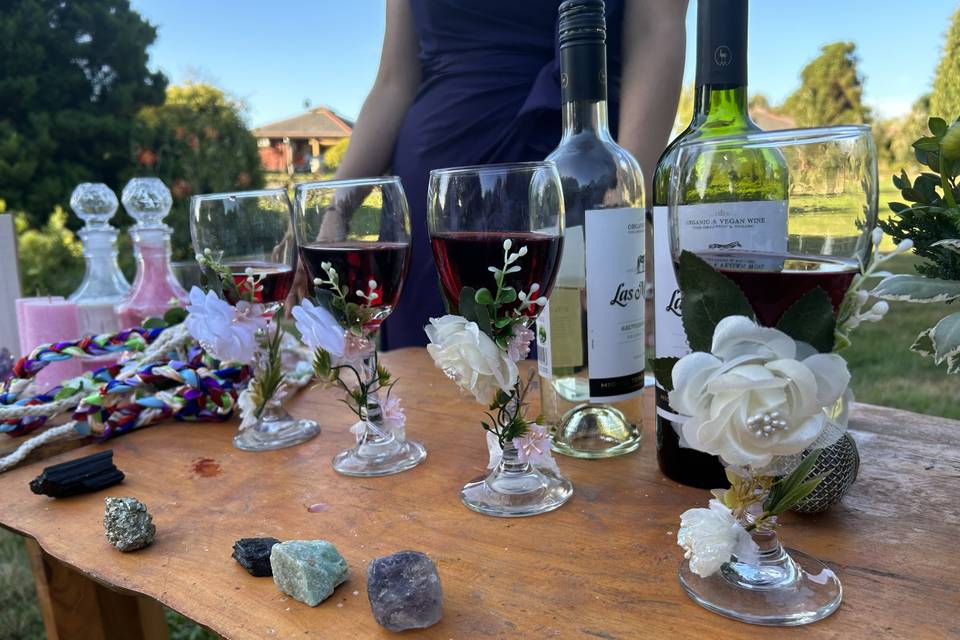 Altar ceremonia del vino