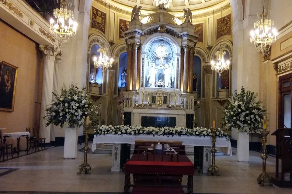 Decoración altar