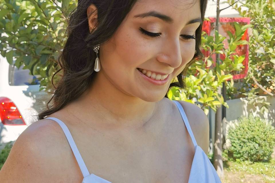 Maquillaje y peinado novia