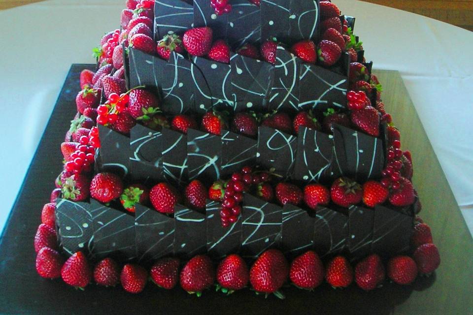 Torta Chocolate y berries