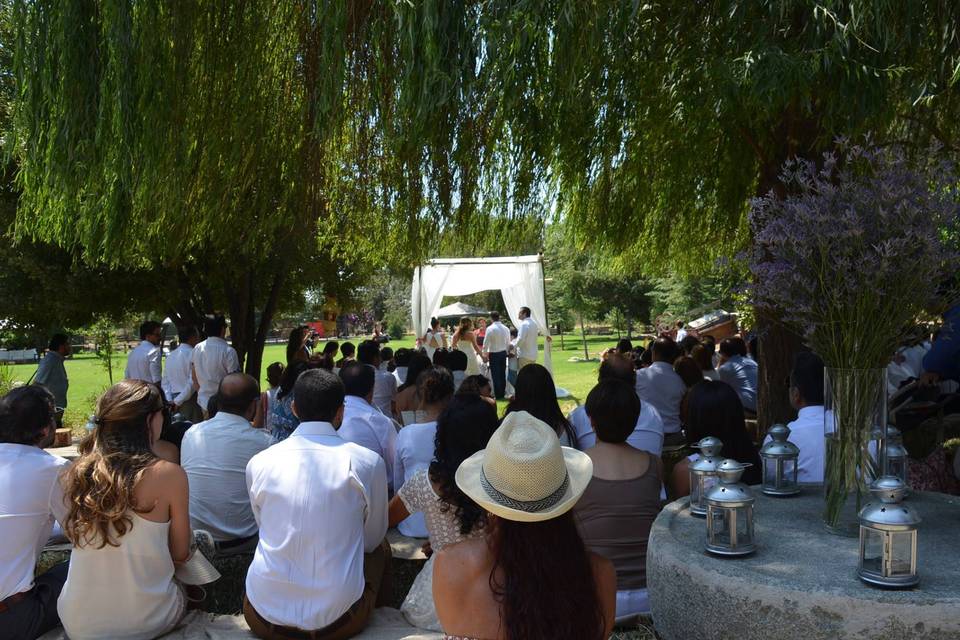 Ceremonia en el parque