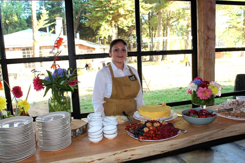 Bar de postres listo