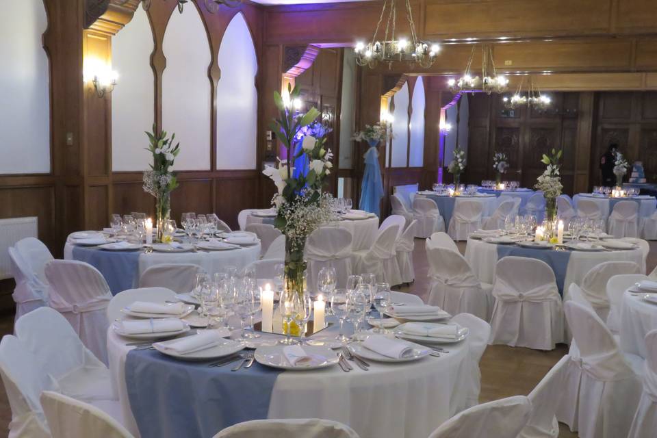 Salón decorado