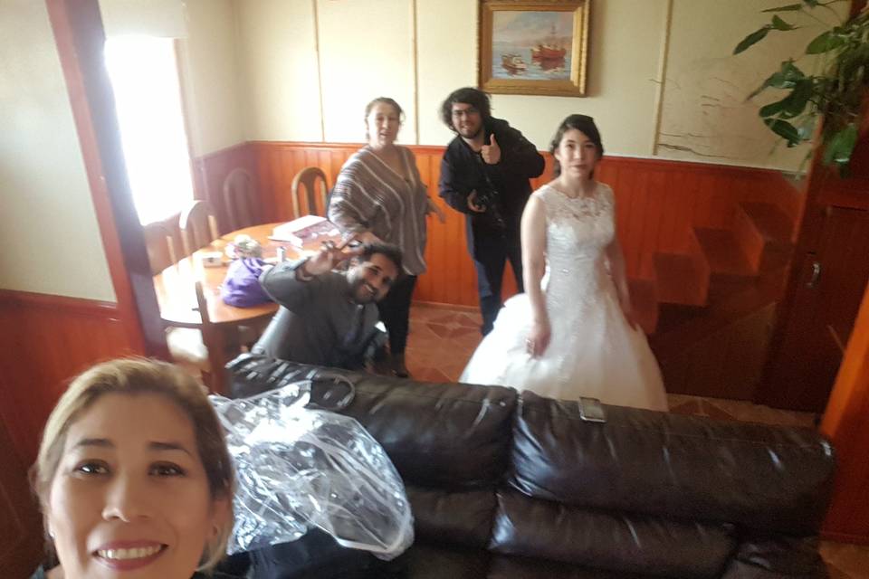 Preparativos novia