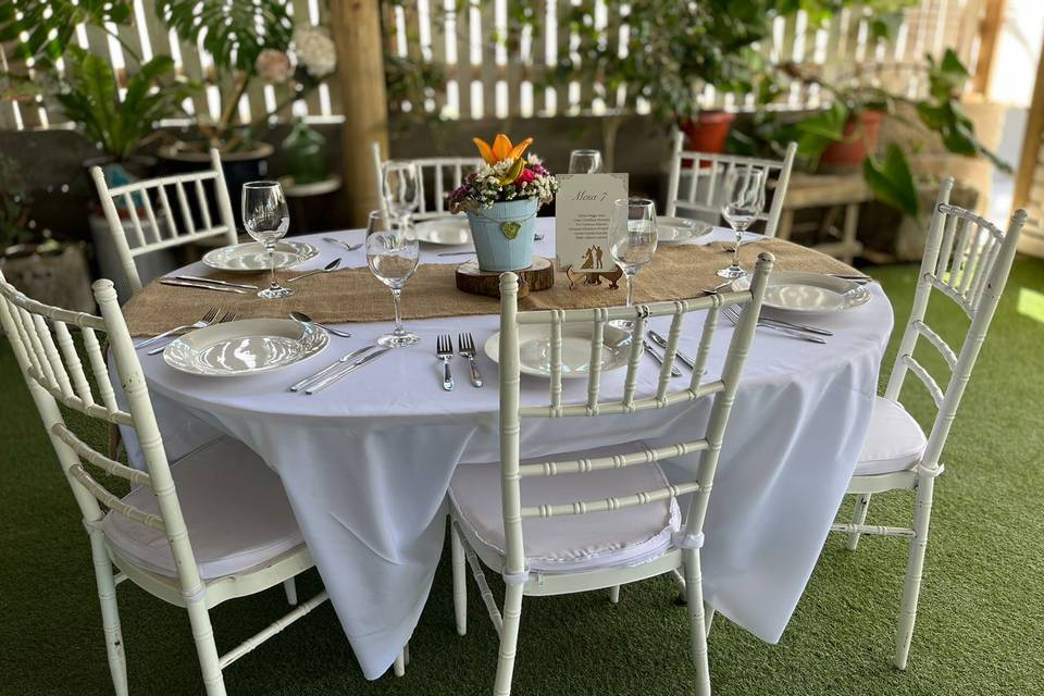 Mesas invitados